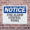Signmission Fire Alarm Control Panel OSHA Notice Sign, Plastic, 10in W x 7in L, 2PK OS-2PACK-NS-P-710-L-12521 - alternate 8